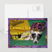 Het Briefkaart van Mardi Gras van Rio (Voorkant / Achterkant)