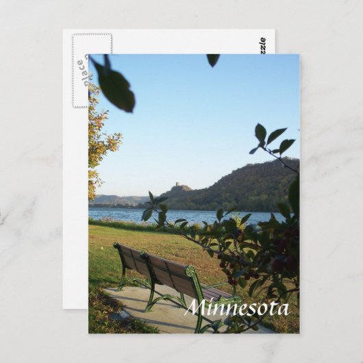 Het Briefkaart van Minnesota (Voorkant / Achterkant)