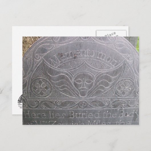 Het Briefkaart van Mori van het memento (Voorkant / Achterkant)