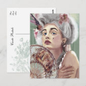 Het Briefkaart van Ne Regrette Rien van Je (Voorkant / Achterkant)