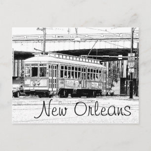 Het Briefkaart van New Orleans - Tram