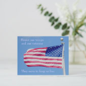 Het Briefkaart van onze troepen (Staand voorkant)