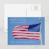 Het Briefkaart van onze troepen (Voorkant / Achterkant)