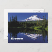 Het briefkaart van Oregon (Voorkant / Achterkant)