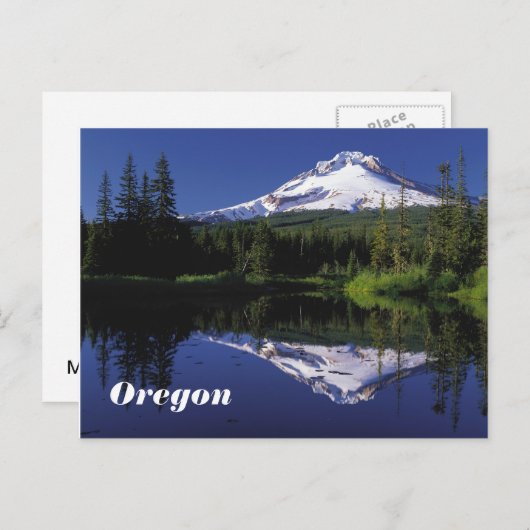 Het briefkaart van Oregon (Voorkant / Achterkant)