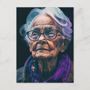 Het Briefkaart van oudere vrouwen