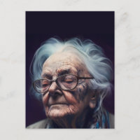 Het Briefkaart van oudere vrouwen