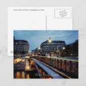 Het Briefkaart van Parijs (Voorkant / Achterkant)