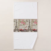 Het  briefkaart van Parijs. Badhanddoek (Badhanddoek)