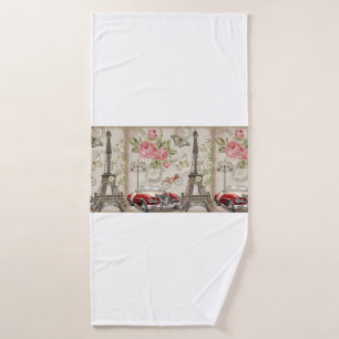 Het  briefkaart van Parijs. Badhanddoek