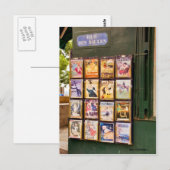 Het Briefkaart van Parisienne (Voorkant / Achterkant)