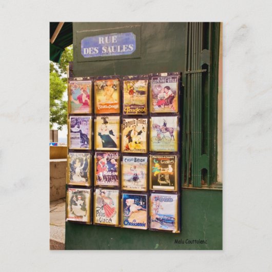 Het Briefkaart van Parisienne (Voorkant)