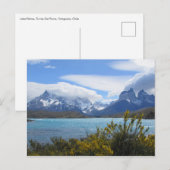 Het Briefkaart van Patagonië Chili (Voorkant / Achterkant)