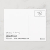 Het Briefkaart van Pax van het Symbool van de (Achterkant)