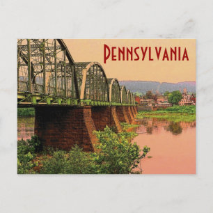 Het Briefkaart van Pennsylvania