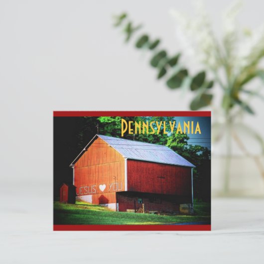 Het Briefkaart van Pennsylvania (Staand voorkant)