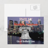Het Briefkaart van Philadelphia Pennsylvania (Voorkant / Achterkant)