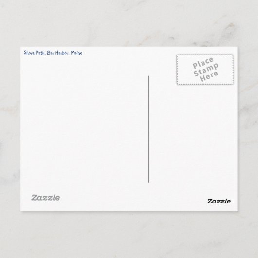 Het Briefkaart van Postcrossing van de Weg van de (Achterkant)