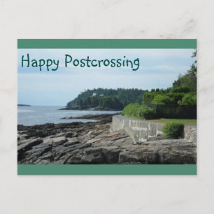 Het Briefkaart van Postcrossing van de Weg van de