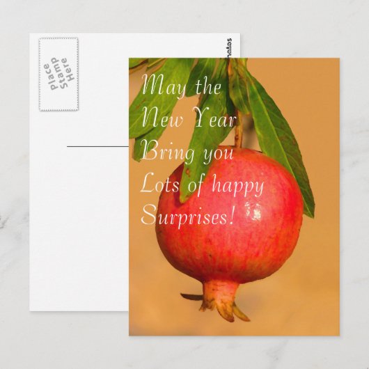 Het Briefkaart van Rosh HaShana van de (Voorkant / Achterkant)