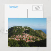 Het Briefkaart van Saba van Windwardside (Voorkant / Achterkant)