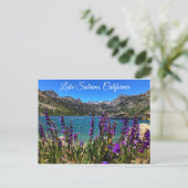 Het Briefkaart van Sabrina Californië van het meer (Staand voorkant)