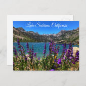 Het Briefkaart van Sabrina Californië van het meer (Voorkant / Achterkant)