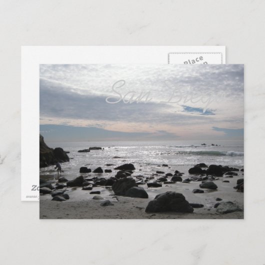 Het Briefkaart van San Diego (Voorkant / Achterkant)