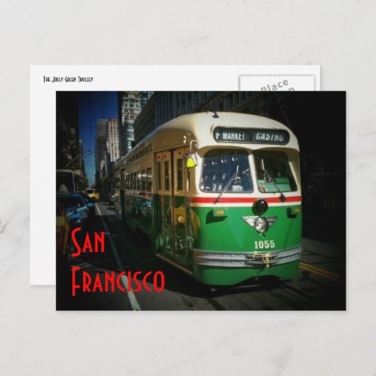 Het Briefkaart van San Francisco (Voorkant / Achterkant)