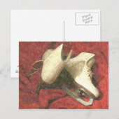 Het Briefkaart van schaatsen onbeweeglijk (Voorkant / Achterkant)