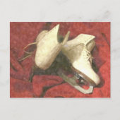 Het Briefkaart van schaatsen onbeweeglijk (Voorkant)