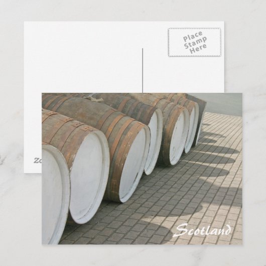 Het Briefkaart van Schotland (Voorkant / Achterkant)