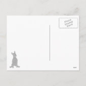 Het Briefkaart van Shiba Inu van Kerstmis (Achterkant)