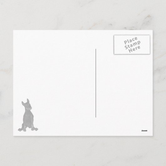 Het Briefkaart van Shiba Inu van Kerstmis (Achterkant)