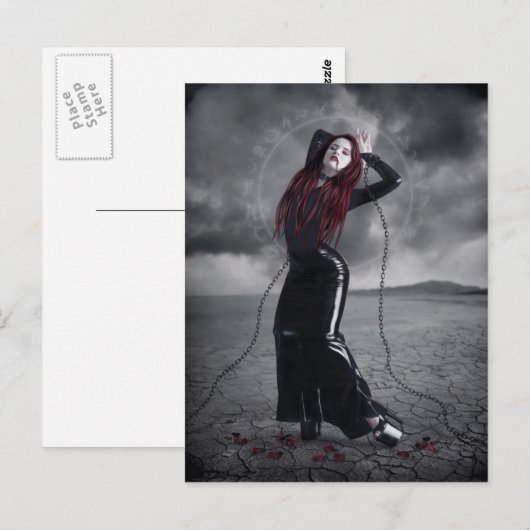 Het Briefkaart van "Sigillum Diaboli" (Voorkant / Achterkant)