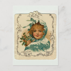 Het Briefkaart van "Snow Girl"