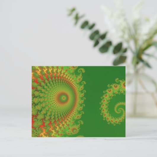 Het Briefkaart van Spirole van Kerstmis (Staand voorkant)