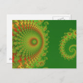 Het Briefkaart van Spirole van Kerstmis (Voorkant / Achterkant)