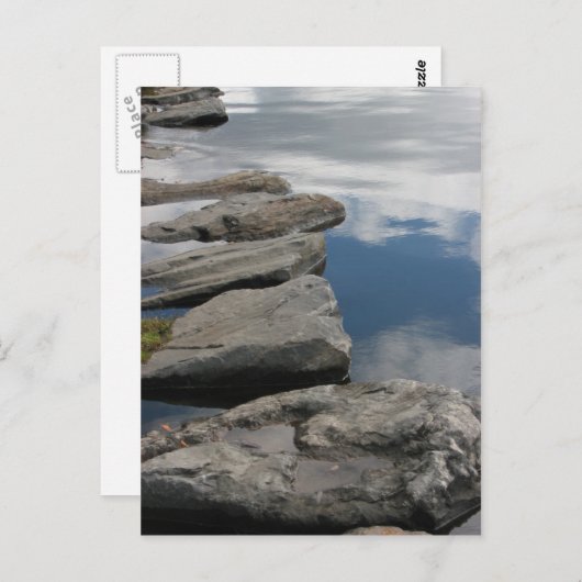 Het briefkaart van springplanken (Voorkant / Achterkant)