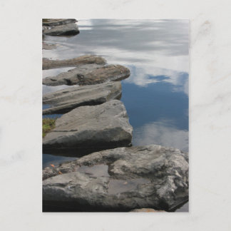 Het briefkaart van springplanken