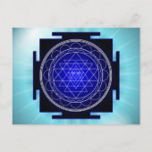 het briefkaart van sriyantra (Voorkant)