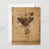 Het Briefkaart van Steampunk (Voorkant / Achterkant)