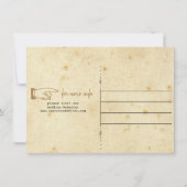 Het  Briefkaart van Telegram sparen de Datum (Achterkant)