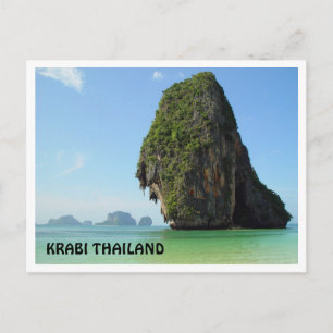 Het Briefkaart van Thailand van Krabi