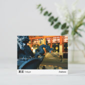 Het Briefkaart van Tokyo van Asakusa (Staand voorkant)