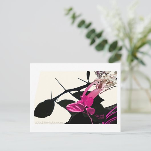 Het Briefkaart van Trichome (Staand voorkant)