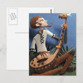 Het Briefkaart van Troubadour (Voorkant / Achterkant)