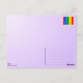 Het briefkaart van tulpen (Achterkant)