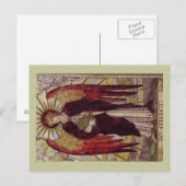 Het briefkaart van Uriel van de aartsengel (Voorkant / Achterkant)
