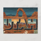 Het  Briefkaart van Utah National Park - Night Sky (Voorkant)